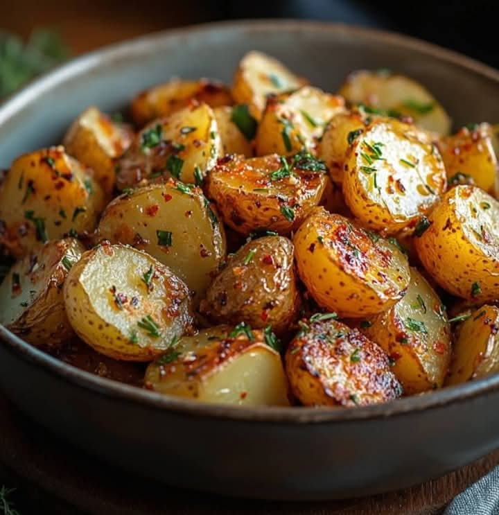 Zesty Marinated Potatoes with Herbs and Lemon