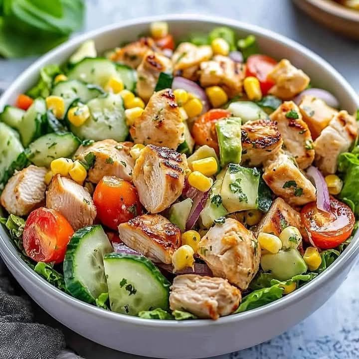 Grilled Chicken Salad Recipe: A Refreshing Summer Delight